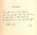 HILBERT, JAROSLAV: KOLUMBUS. - 1915.