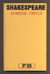 SHAKESPEARE, WILLIAM: KOMEDIE OMYLŮ. - 1930. Pantheon. /divadlo/