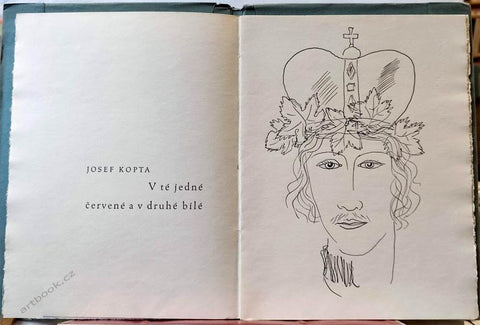 Mašek - KOPTA, JOSEF: V TÉ JEDNÉ ČERVENÉ A V DRUHÉ BÍLÉ. 1933.