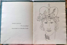 Mašek - KOPTA, JOSEF: V TÉ JEDNÉ ČERVENÉ A V DRUHÉ BÍLÉ. 1933.