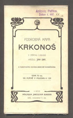 PODROBNÁ MAPA KRKONOŠ. 1 : 100.000. - kol. 1900.