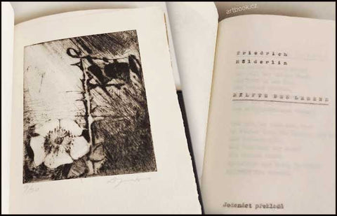 Friedrich Hölderlin. Hälfte des Lebens. 11 překladů, rytina Ludmila Jandová. - Kunštát, 1980.
