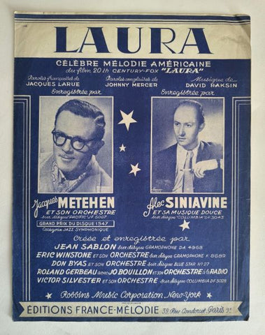 RAKSIN, DAVID: LAURA. - 1945.