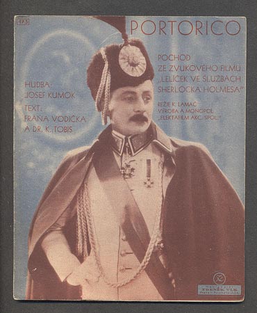VLASTA BURIAN - LELÍČEK VE SLUŽBÁCH SHERLOCKA HOLMESA. "PORTORICO". - 1932.