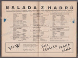 LOKÁLNÍ PATRIOT. Noviny Spoutaného divadla. roč. II. číslo 2. - 1936. /BALADA Z HADRŮ/