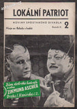LOKÁLNÍ PATRIOT. Noviny Spoutaného divadla. roč. II. číslo 2. - 1936. /BALADA Z HADRŮ/