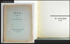 KAREL HYNEK MÁCHA. MÁJ. - faksimile, (1910).