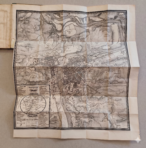 (Palacký) - Guide des étrangers à Prague. Avec un Plan de la Ville. 1836.