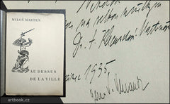 MARTEN; MILOŠ: AU DESSUS DE LA VILLE. - 1935.  A ZDENKA BRAUNEROVA IN MEMORIAM.