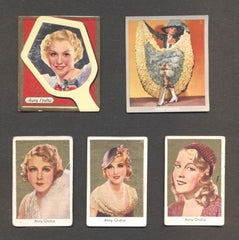 ANNY ONDRA. - Reklamní kartičky. /5/