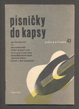 PÍSNIČKY DO KAPSY 43. - 1968. /písničky/noty/