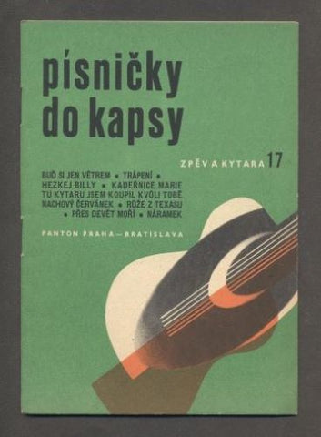 PÍSNIČKY DO KAPSY 17. - 1965. /písničky/noty/