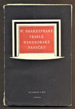 SHAKESPEARE; WILLIAM: VESELÉ WINDSORSKÉ PANIČKY. - 1948.