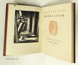 ROLLAND; ROMAIN: PETR A LUCIE. - 1925. Symposion. Kožená vazba.