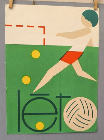REKLAMNÍ PLAKÁT . - LÉTO. /2/