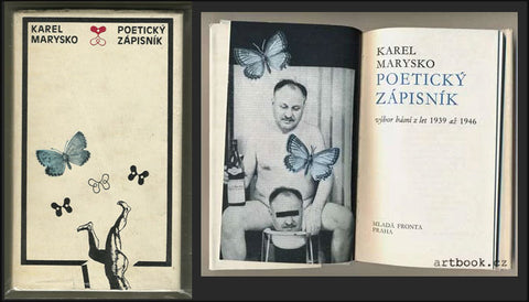 MARYSKO; KAREL: POETICKÝ ZÁPISNÍK. - 1970. Úvod Bohumil Hrabal. Obálka MILAN ALBICH. 1. vyd.