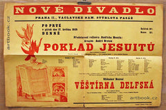 Štyrský, Honzl, Aragon, Breton, Nezval, Ježek - POKLAD JESUITŮ. VĚŠTÍRNA DELFSKÁ. Květen, 1935.