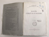 TILLE, VÁCLAV: SOUPIS ČESKÝCH POHÁDEK. I.  a II. svazek. - 1929. 1937.