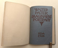 PATER, WALTER: IMAGINÁRNÍ PORTRAITY / PATER, WALTER: RENAISSANČNÍ DUCHOVÉ. - 1907; 1911. KDA.