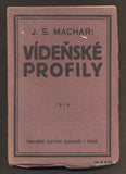MACHAR, J. S.: VÍDEŇSKÉ PROFILY. - 1919.