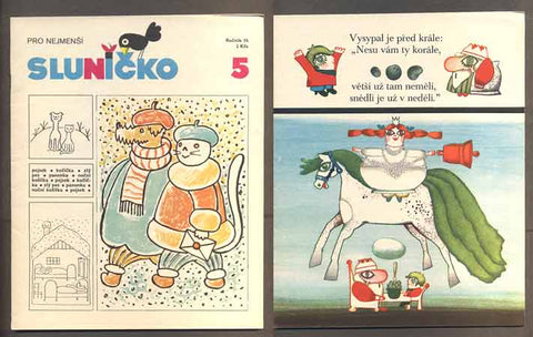 SLUNÍČKO - Měsíčník pro nejmenší. - 1981. Ročník 14., č. 5.