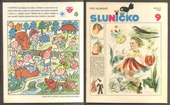 SLUNÍČKO - Měsíčník pro nejmenší. - 1981. Ročník 14., č. 9.