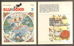 SLUNÍČKO - Měsíčník pro nejmenší. - 1981. Ročník 15., č. 2.