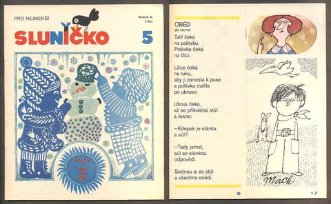 SLUNÍČKO - Měsíčník pro nejmenší. - 1983. Ročník 16., č. 5.