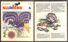 SLUNÍČKO - Měsíčník pro nejmenší. - 1983. Ročník 16., č. 6.