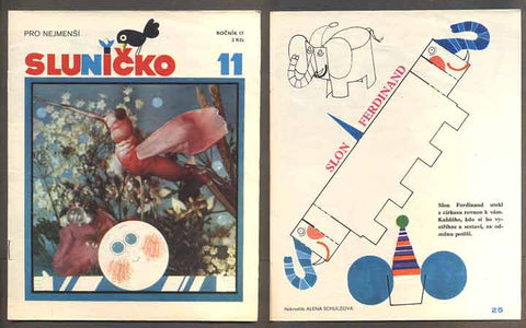 SLUNÍČKO - Měsíčník pro nejmenší. - Ročník 17., č. 11. 1984.