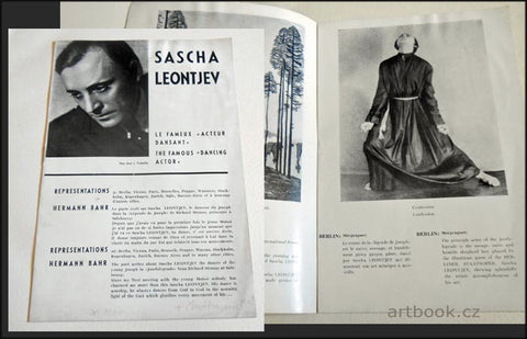 SASCHA LEONTJEV. Propagační brožura. - kol. 1935.