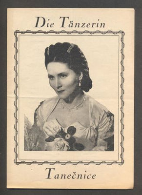 Glázrová - TANEČNICE. - Filmový program. 1943.