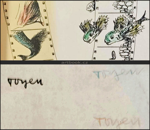 Toyen - L'Âge du cinéma. Revue d'art cinématographique. N° 4-5. Paris, 1951.