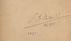 ŠALDA, F. X..  podpis, dat. 1927.