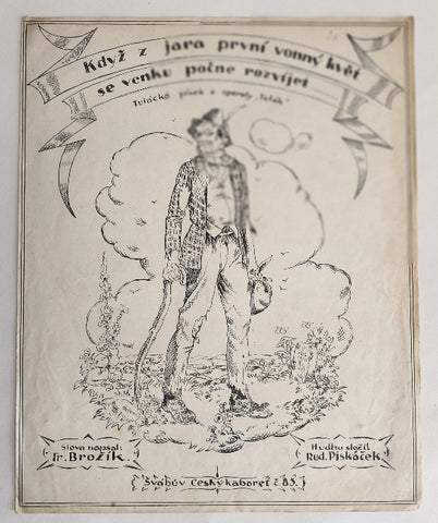 BROŽÍK, E.; PISKÁČEK, R.: TULÁCKÁ. - 1925. Švábův český kabaret č. 85.