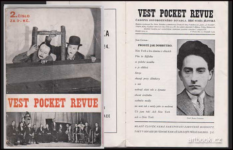 VEST POCKET REVUE. Časopis Osvobozeného divadla. Roč. I, č. 2., 15. listopadu 1929.