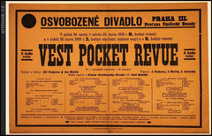 VOSKOVEC & WERICH: VEST POCKET REVUE. Osvobozené divadlo. 24. - 26. února 1928. Umělecká beseda.