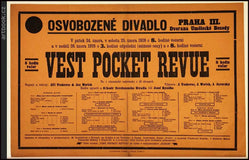 VOSKOVEC & WERICH: VEST POCKET REVUE. Osvobozené divadlo. 24. - 26. února 1928. Umělecká beseda.