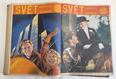 SVĚT VE FILMU A OBRAZECH. Roč. II. 1933; Roč,. III. 1934.