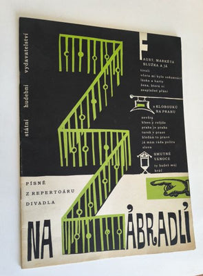 PÍSNĚ Z REPERTOÁRU DIVADLA "NA ZÁBRADLÍ". - 1961.