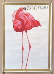 ZOO PRAHA. Reklamní plakát. Autor: ZDENĚK CHOTĚNOVSKÝ. - 1974.