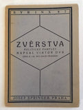 DYK, VIKTOR: ZVĚRSTVA. - 1919.
