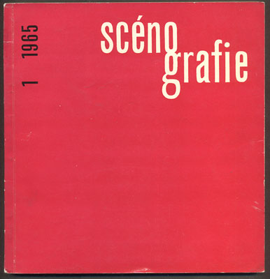 SCÉNOGRAFIE č. 1. -1965.