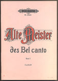 ALTE MEISTER DES BEL CANTO. I.