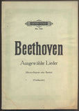 BEETHOVEN: AUSGEWÄHLTE LIEDER.