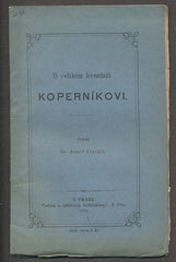 DURDÍK, JOSEF: O VELIKÉM HVĚZDÁŘI KOPERNÍKOVI. - 1872.