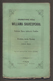 SHAKESPEARE; WILLIAM: PERIKLES, KNÍŽE TYRSKÝ. - 1872