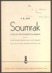 AIM, V. B.: SOUMRAK. - 1939.