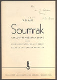 AIM, V. B.: SOUMRAK. - 1939.