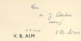 AIM, V. B.: SOUMRAK. - 1939.